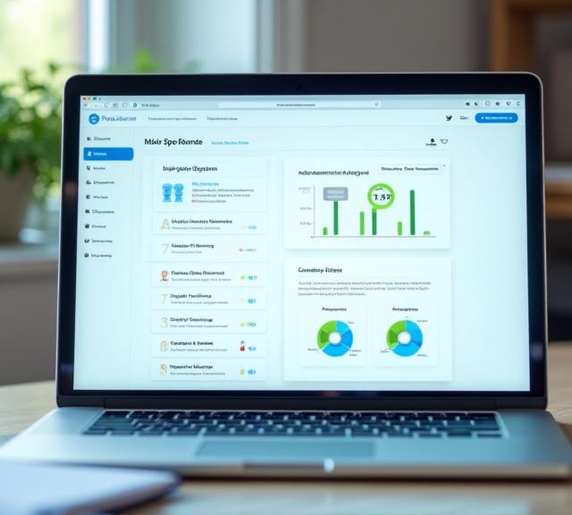 Student portfolio with digital achievement tracking and showcase