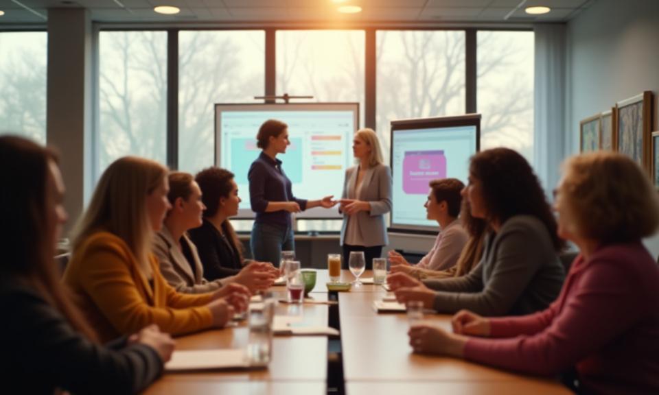 Teacher training and professional development workshop for educators